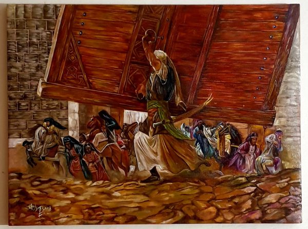 Imam Ali Khaybar victory painting